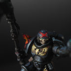 Black Corporation Pack: skull helmet detail. Painted example only; supplied parts are unpainted. Display miniature and other accessories not included.
